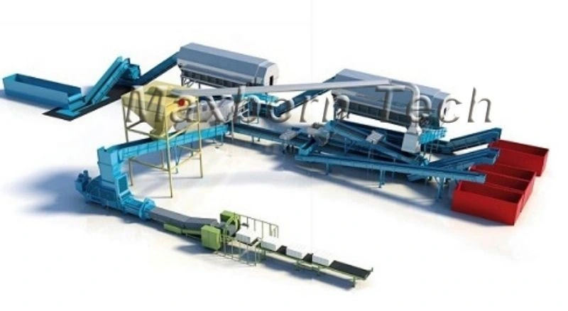 Construction Waste Management/Msw Sorting Recycling for Waste Treatment/Biogas Plant/ Waste to Energy /Garbage Segregation