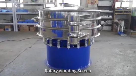 Grain Powder Sieve Machine Circular Vibro Sifter Shaker Separator Rotary Vibrating Screen